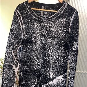 Cynthia Ashby black and white 100% Cotton Dress - size Small - with pockets